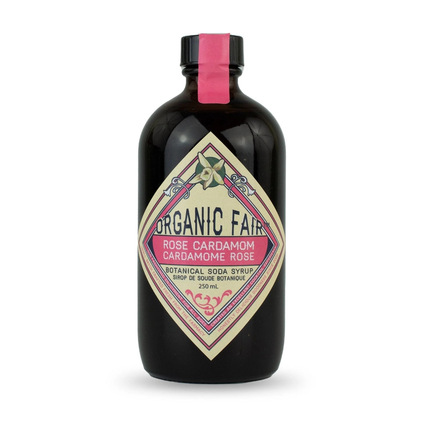 Rose Cardamom Soda Syrup