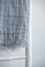 Load image into Gallery viewer, Cabana Linen Throw with Fringes
