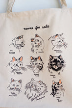 Load image into Gallery viewer, Names for Cats XL Tote

