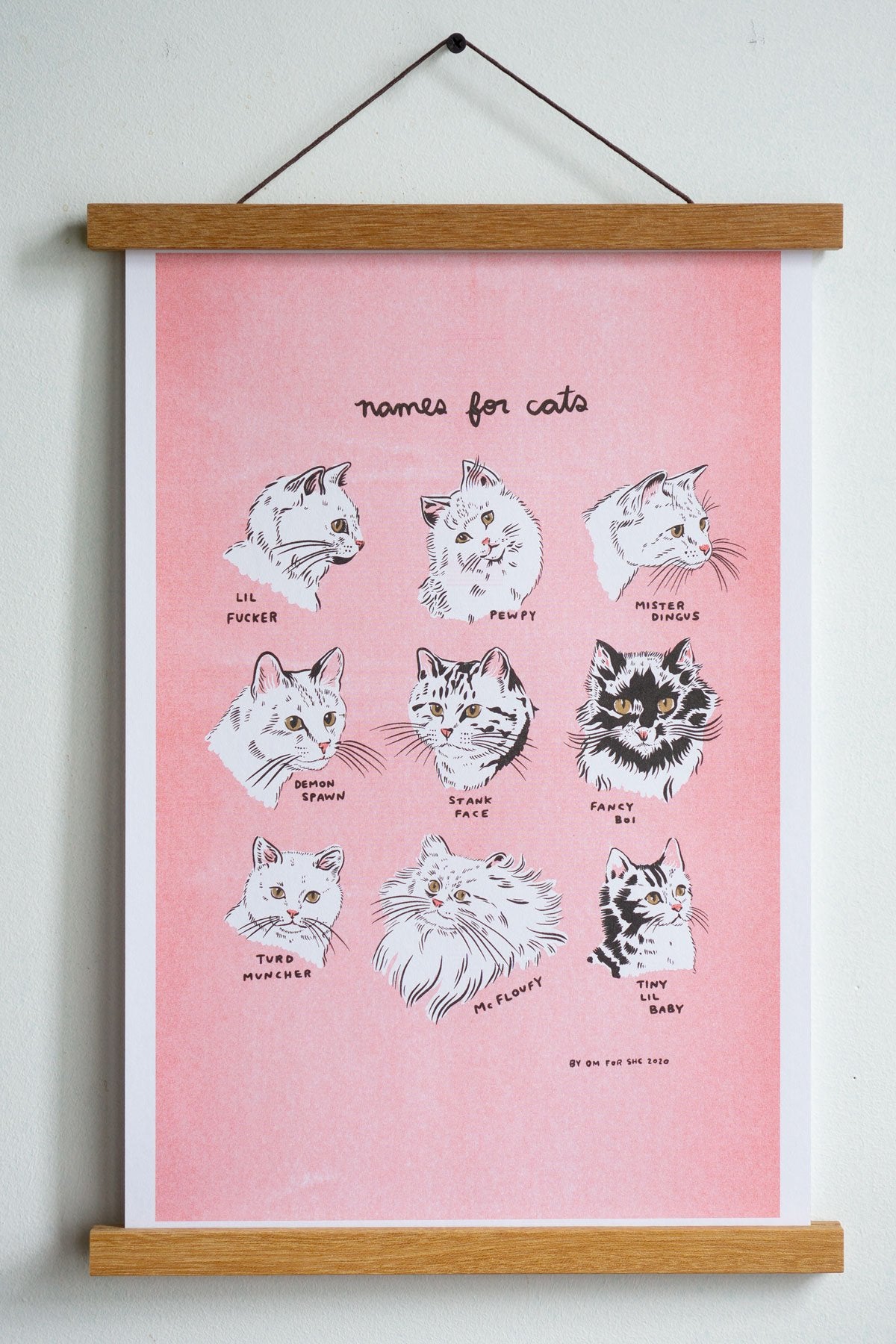 Names for Cats Riso Print