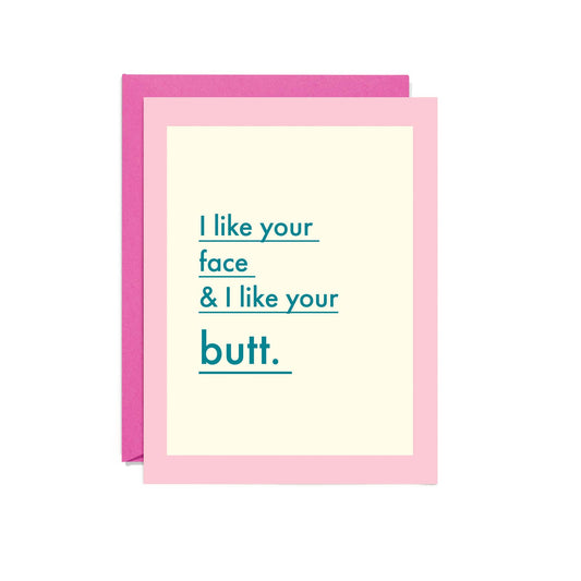 Face & Butt Card